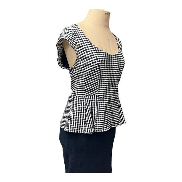 9-HI5 Stcl Stretch Blue/White Checkered Dress / SZ: S - Picture 3 of 6